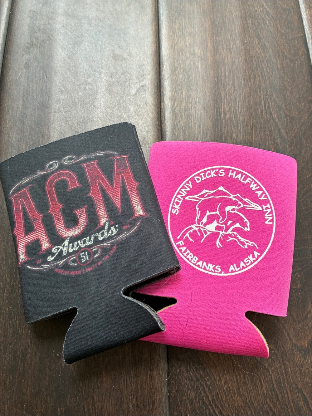 ACM Awards & Skinny Dick's Halfway Inn Branded Can Coolers - Black & Pink